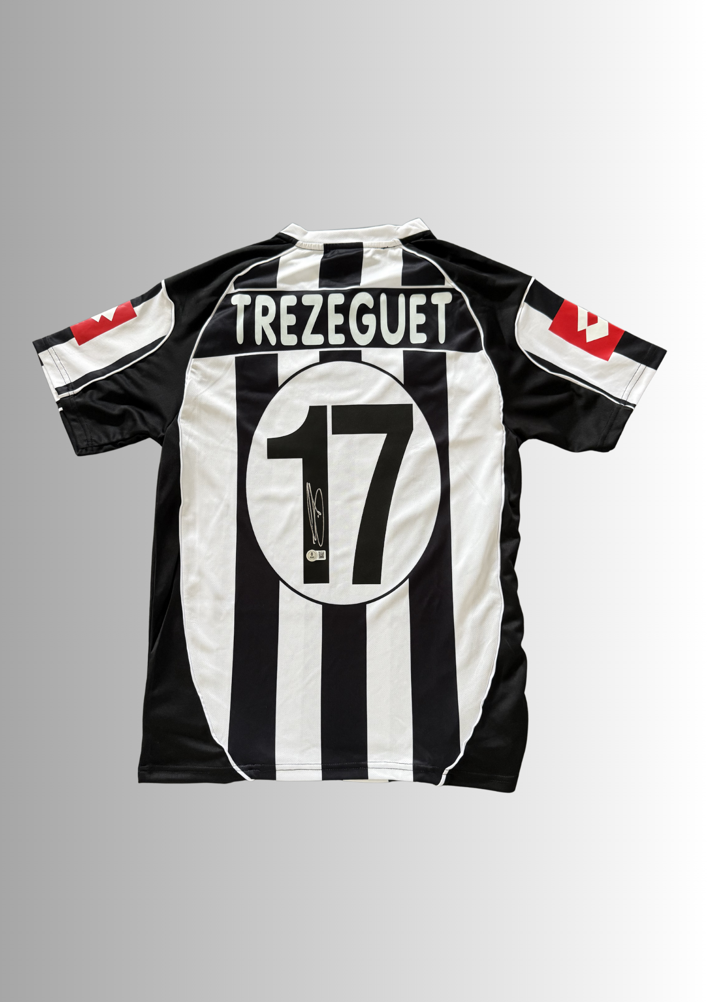 David Trezeguet Signiertes Trikot  Juventus FC HOME  #17 BECKETT zertifiziert