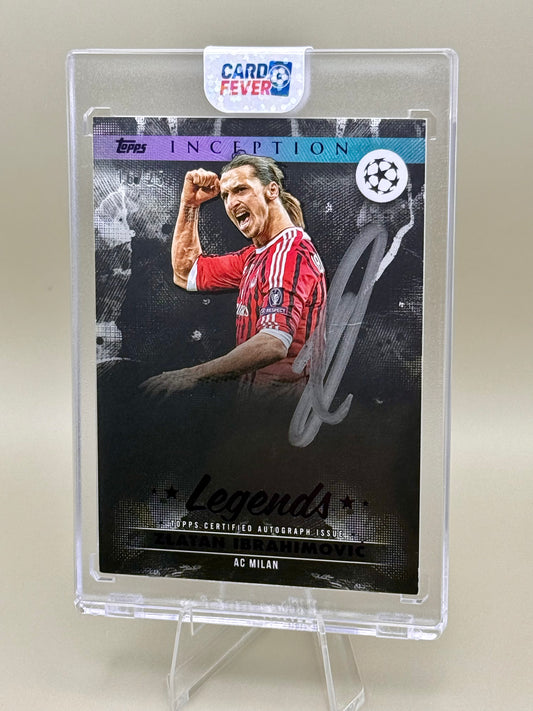 Zlatan Ibrahimovic | Topps Inception UCC | on Card Auto | Silver Signings | limitiert 16/25 | Legend | AC Milan